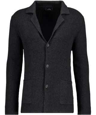 RAGMAN - Strickblazer anthrazit - Gr. - XL