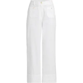 Weite 7/8-Chinos für Damen, Damen, size: regular, Blau, Baumwolle/Lyocell (Viskose)/Baumwoll-Mischung, by Lands' End