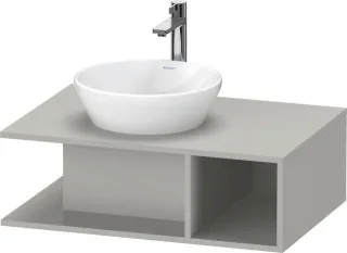 Duravit D-Neo Konsolenwaschtischunterbau wandhängend Betongrau Matt 800x550x260 mm - DE492800707 DE492800707