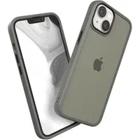 EAZY CASE Handyhülle Outdoor Case für Apple iPhone 14 / Apple iPhone 13 6,1 Zoll, Hybrid Case mit Aufprallschutz Transparent kratzfest Back Cover Grau