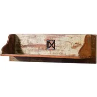 Massivmoebel24 Wandregal NATURE OF SPIRIT, 1-tlg., Altholz 85x22x24 mehrfarbig lackiert NATURE OF SPIRIT #117