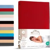 livessa Spannbettlaken Jersey Spannbettlaken Bettlaken Baumwolle weich Rundumgummi, Jersey, Gummizug: Rundumgummizug, In 9 Größen und vielen Farben erhältlich aus 100% Baumwolle