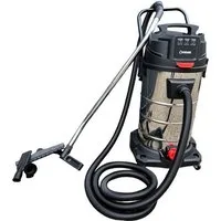 DeTec. Nass-Trocken-Sauger Industriestaubsauger 3000W mit 100 Liter Edelstahl Behälter, 3000,00 W, 100-Liter-Edelstahltank, Gewerbe-Staubsauger mit 3 einzelnen Saugmotoren je 1000 Watt