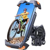 LuxusKollektion Smartphone-Halterung Handyhalterung Fahrrad Lenker AntiShake Smartphone Schwarz