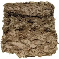 MFH Sonnensegel Tarnnetz, 3 x 2 m, Basic, coyote t., mit PVC-Tragebeutel