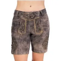 Spieth & Wensky Lederhose Trachtenlederhose Damen - FIAMMA - oxford/grau