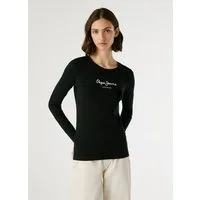 Pepe Jeans Langarmshirt NEW VIRGINA L/S mit Logo-Print