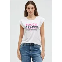 SOCCX Rundhalsshirt aus Baumwolle