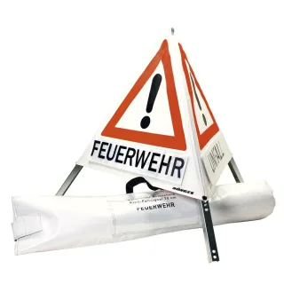 Dönges Klett-Faltsignal , 700 mm, Tagesleuchtfarbe, ohne