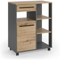 Vicco Küchenbuffet Pure, Artisan-Eiche/Anthrazit, 72.2 x 90.8 cm (1-St)