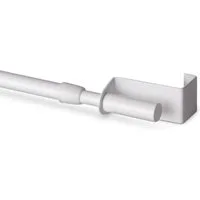 Bestlivings Spannvitrage Stange Twist, Ø 9 mm, 1-läufig, ausziehbar, geklemmt, gespannt, ohne Bohren, ohne Schrauben, ohne Kleben, Metall, Gardinenstange