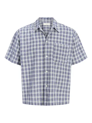 JACK&JONES - JORRIVIERA LINEN BLEND SHIRT SS LN - Gr. - XL