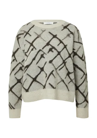 comma - Strickpullover beige - Gr. - 36