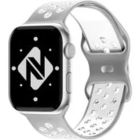 Nalia Smartwatch-Armband Apple Watch 49mm/46/45/44/42(Serie 1-3), Airflow Silikon Ersatzband / für Fitness Uhr / Atmungsaktive Löcher