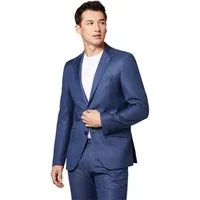 Digel Anzugsakko Allan (1-tlg., Mischgewebe) Touching Buttons, Abnehmbarer Revers-Pin