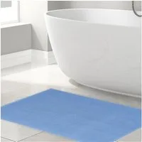 HAMMETEX Badematte rutschfeste Badvorleger, Hotelmatte, Höhe 7,5 mm, rutschhemmend beschichtet, strapazierfähig, Baumwolle, rechteckig, einfarbig, 100% Baumwolle, in 2 Größen erhältlich