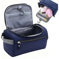 Mutig Kulturbeutel Kulturtasche zum Aufhängen Herren, Reise Kulturbeutel wasserabweisend (mit Tragegriff, Waschtasche und Rasiertasche für Toilettenartikel und Zubehör), für Alltag und Reisen