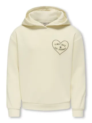 KIDS ONLY - KOGLOLAS L/S PRINT HOOD SWT Birch - Gr. - 164