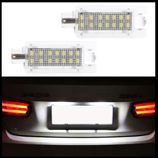 2x LED PREMIUM Kennzeichenbeleuchtung SMD für Renault 19 Clio I Megane I Scenic I