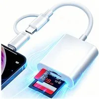 ibettertec USB-C Hub 2-IN-1 Adapter USB-Adapter, USB SD Kartenleser für iPhone iPad USB-Adapter