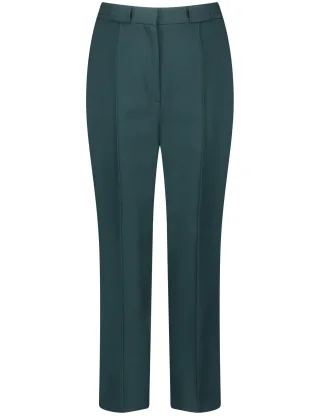 GERRY WEBER Collection - 7/8 Hose mit Längsbiesen green teal - Gr. - 44