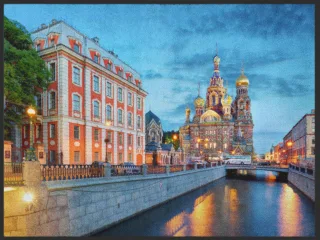 Fussmatte St. Petersburg 5004 | Größe: 60 cm x 45 cm