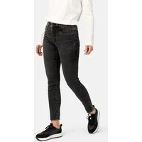 STOOKER WOMEN 5-Pocket-Jeans Rio Fexxi Move Strass Skinny Fit Jeans Skinny Fit Casual Clean Wash Denim Jeans Magic Shape Effekt für Damen