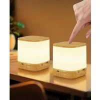 ZMH LED Tischleuchte Akku 1800mAH Touch Dimmbar Nachttischlampe Kabellos Schlafzimmer, Augenschutz, LED fest integriert, 3000-6500K, USB Aufladbar mit 3 Farbtemperatur&Timing Funktion Nachtlicht