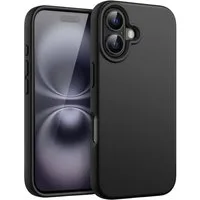 CoolGadget Handyhülle Handy Schutzhülle für iPhone 17 matt schwarz, Silikon TPU Hülle Schutz Tasche Cover schlicht Slim Case