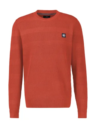 LERROS - O-NECK BUENDCHEN scandinavian red - Gr. - M