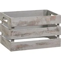 Zeller Present Holzkiste Vintage (1 St), Tiefe: ca. 21 cm, Breite: ca. 31 cm