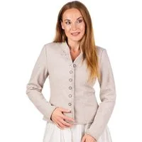 Spieth & Wensky Trachtenjanker Walkjacke Damen - FORNACH - beige