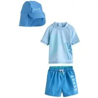Baker by Ted Baker Badeanzug Baker by Ted Baker Badetop, Badehose + Hut im Set (3-St)