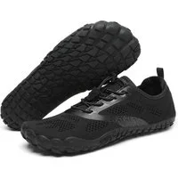 SAGUARO Smart I (flexible Sohle, breite Zehenbox) schwarz Barfußschuh