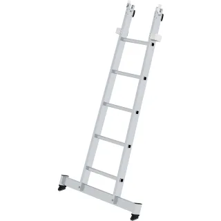 Munk Sprossen-Glasreinigerleiter Unterteil mit nivello®-Traverse - 012005