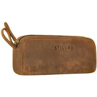 STILORD Etui "Dale" Großes Leder Federmäppchen im Vintage Stil für Schule,Uni, Büro