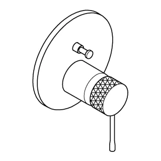 GROHE Einhand-Wannenbatterie Essence 24167_1, FMS für 35604 crafted cool sunrise geb., 24167GF1 24167GF1