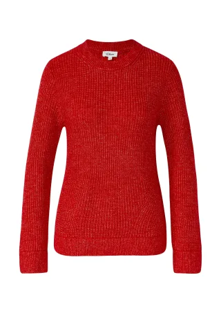 s.Oliver - Strickpullover rot - Gr. - 46