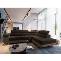 Masseno Ecksofa SELVA mit Schlaffunktion L-Form, Sofa mit Bettkasten