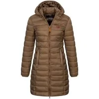 Geographical Norway Steppmantel Damen Herbst Jacke Steppjacke Outdoor leicht Kapuze Übergangsjacke