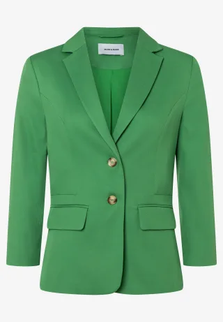MORE & MORE - Blazer mit 3/4 Arm grün - Gr. - 40