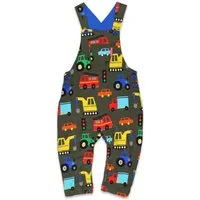 Toby Tiger Latzhose Latzhose mit Fahrzeug Print