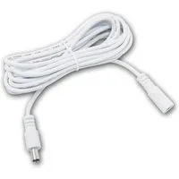 world-trading-net Rundstecker DC-Verlängerungskabel 3m, weiß, 2,5mm Pin