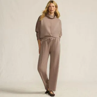 Samtweiche Hose für Damen in Petite-Größe, Damen, size: petite, Pink, Polyester/Polyester-Mischung, by Lands' End