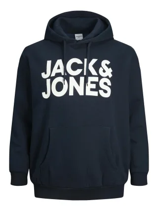 JACK&JONES - JJECORP LOGO SWEAT HOOD NOOS PLS Navy Blazer