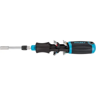 HAZET Bit Ratschen-SchraubendreherInnen Sechskant 6,3 (1/4 Zoll) 13-teilig - 810R-3