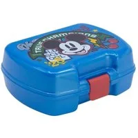 Disney Mickey Mouse Lunchbox Kinder Snackbox für unterwegs und Kindergarten, (Packung, 1x Lunchbox)