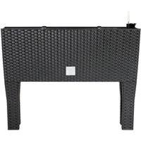 Deuba Hochbeet (1 St), Blumenbeet 2in1 Funktion Hochbeet Kunststoff 30L Balkon 60x25cm