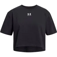 Under Armour® T-Shirt RIVAL Kurzarm, mit Rundhalsausschnitt, aus Baumwolle und Polyester