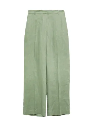 s.Oliver BLACK LABEL - Leinenhose grün - Gr. - 36